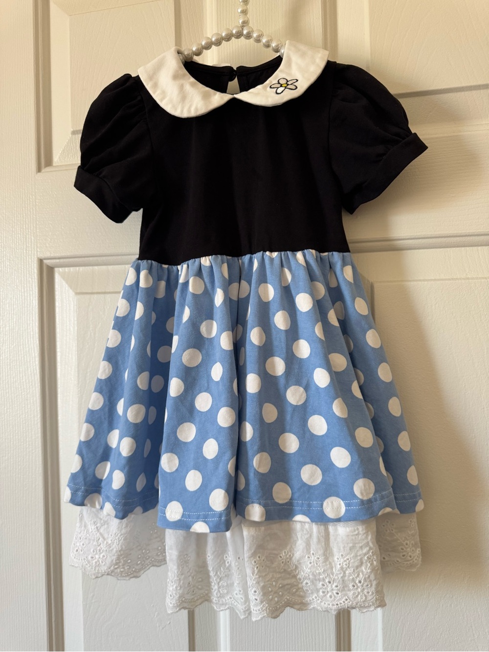 Taylor Joelle Dot Puff Dress (Minnie mouse inspired) size 2